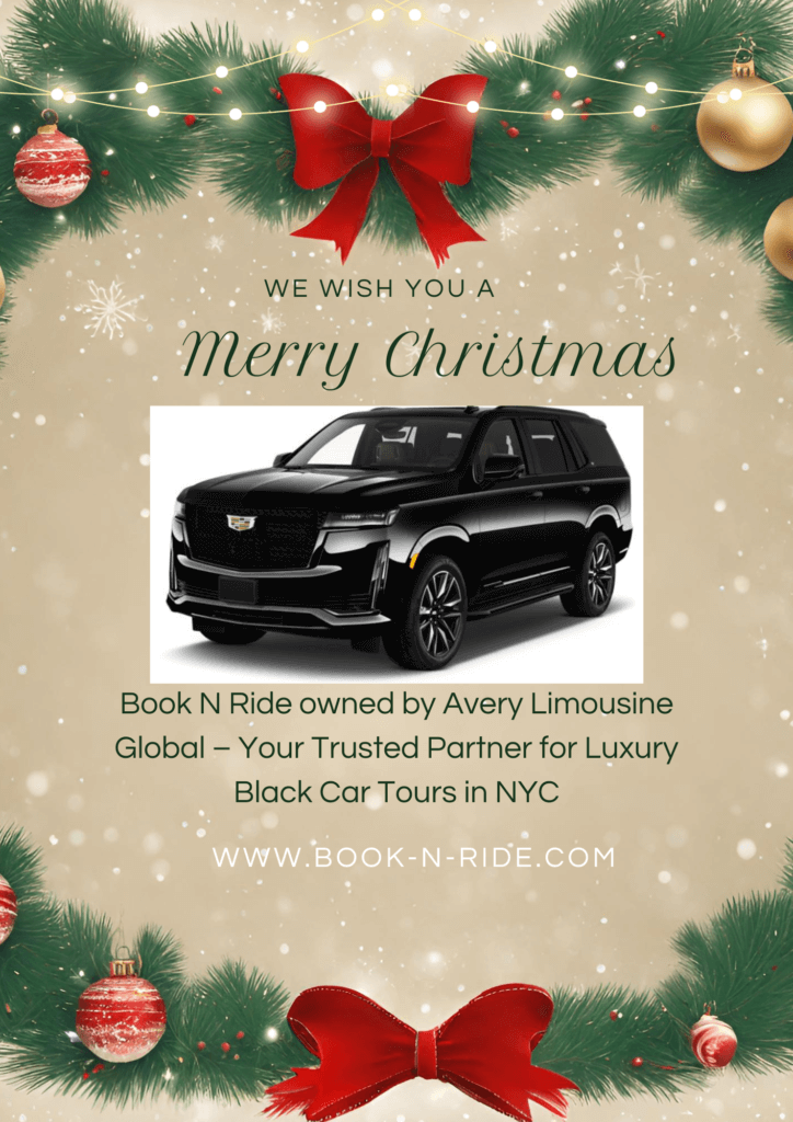 black car service to nyc Christmas lights tour