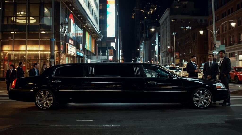 limo car with professional