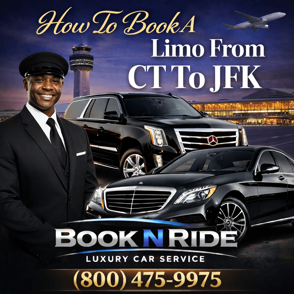 how to book a limo from ct to jfk